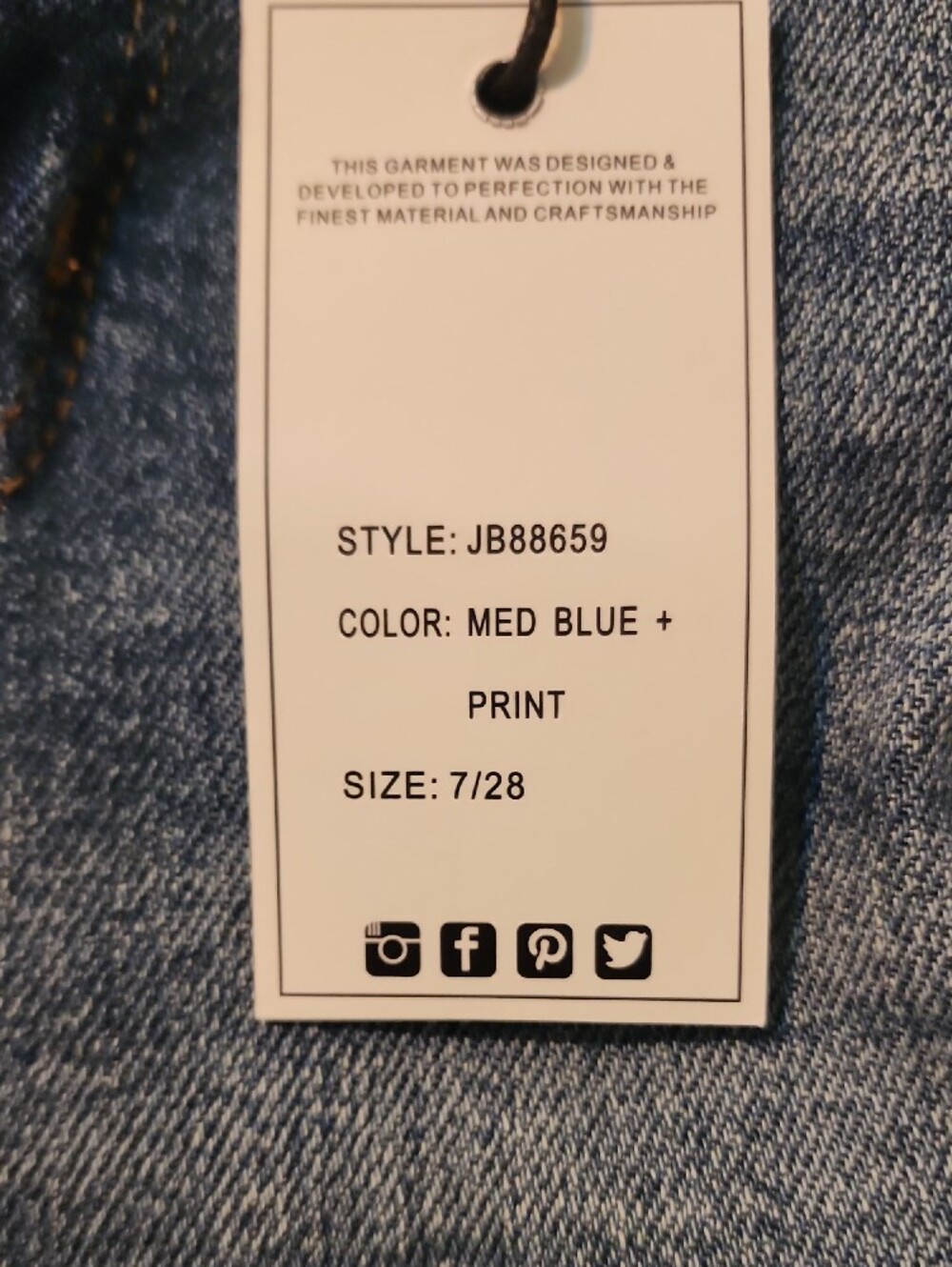 Judy Blue Blue Denim Flare Jeans with American Flag Side Panels - Picture 8 of 8